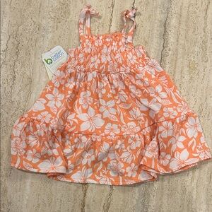 NEW 🆕 Orange Floral Baby Dress